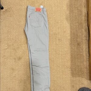 Levi's 514 Light Gray Denim Pants